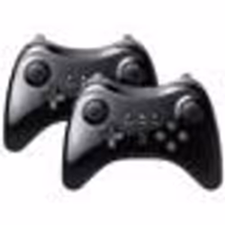Manette de jeu - QUMOX - Wii U - Sans fil Bluetooth - 2PCS - Couleur Noir