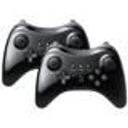 Manette de jeu - QUMOX - Wii U - Sans fil Bluetooth - 2PCS - Couleur Noir