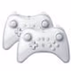 2PCS QUMOX Manette sans Fil Bluetooth Jeu Manette Contrôleur Joystick de Jeux compatible avec Nintendo Wii U (blanc) - Manett ...
