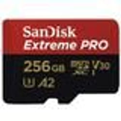Carte Mémoire microSDXC - SanDisk - Extreme PRO - 256 Go - A2 jusquà 170 Mo/s - Classe 10 U3 V30