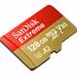 Carte Mémoire microSDXC - SanDisk - Extreme 128 Go - A2 - 160 Mo/s - Classe 10 U3 V30