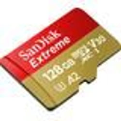 Carte Mémoire microSDXC - SanDisk - Extreme 128 Go - A2 - 160 Mo/s - Classe 10 U3 V30