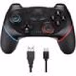 Manette de jeu - Qumox - Switch Pro - Sans fil - Bluetooth - Noir