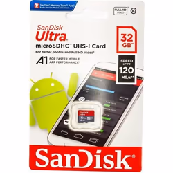 Carte mémoire - SANDISK - Ultra - 32 Go - 120 Mb/s - Classe A1