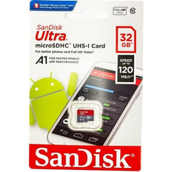 Carte mémoire - SANDISK - Ultra - 32 Go - 120 Mb/s - Classe A1
