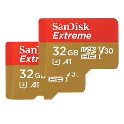 Carte Mémoire - SanDisk - Extreme - 32 Go - 100 Mo/s - Classe 10 U3 V30 A1