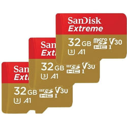 Carte Mémoire - SanDisk - Extreme - 32 Go - 100 Mo/s - Classe 10 U3 V30 A1