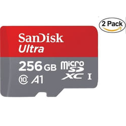 Micro SD - Sandisk - Ultra - 256 Go - Classe 10 - 120 Mo/s