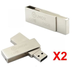 Clé USB - Qumox - 16Go - USB 2.0 - Vitesse de lecture 10 Mo/s - Compacte et portable