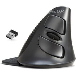 Delux M618 USB Sans Fil Vertical Souris Main Droite Ergonomique Verticale Souris Filaire 1600 DPI Souris Optique Pour PC