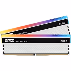 Mémoire de jeu - KLEVV - CRAS XR5 RGB - 32 Go (16 Go x 2) - DDR5 6200MT/s - Overclocking XMP 3.0