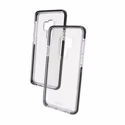GEAR4 Piccadilly, Housse, Samsung, Galaxy S9+, Noir, Transparent