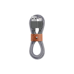 Native Union BELT-KV-CL-ZEB-3 câble Lightning 3 m Noir, Gris, Blanc