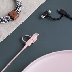 Native Union Belt Câble USB USB-A USB 2.0 2 m Noir, Blanc - Vue supplémentaire 11