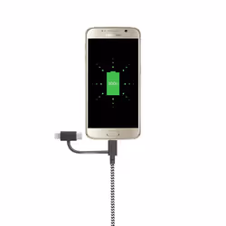 Native Union Belt Câble USB USB-A USB 2.0 2 m Noir, Blanc - Vue supplémentaire 6