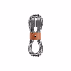 Native Union BELT-C-ZEB-2-NP, 1,2 m, USB C, USB C, Noir, Blanc