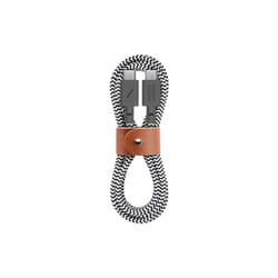 Native Union BELT-C-ZEB-2-NP câble USB 1,2 m USB C Noir, Blanc