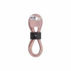 Native Union Belt Cable, 1,2 m, Lightning, USB A, Mâle, Mâle, Rose