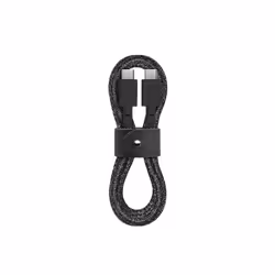 Native Union Belt Cable, 1,2 m, USB C, USB C, Noir