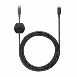 Native Union Desk, 2,4 m, USB C, USB C, USB 2.0, 480 Mbit/s, Noir