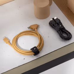 Native Union Belt Cable Duo câble USB 1,5 m USB C USB C/Lightning Noir - Vue supplémentaire 4