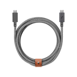 Native Union Belt câble USB 2,4 m USB 2.0 USB C Noir, Blanc