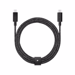 Native Union Belt, 2,4 m, USB C, USB C, USB 2.0, 480 Mbit/s, Noir