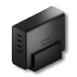 Native Union FAST-PD140-BLK-EU chargeur d'appareils mobiles Ordinateur portable, Smartphone, Tablette Noir Secteur Charge rapide Intérieure