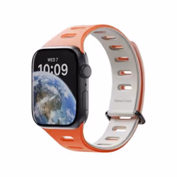 Bracelet de Montre pour Apple Watch 38/40/41 mm Réversible Native Union Orange