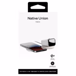 Native Union Voyage 2-In-1 Smartphone Gris clair Recharge sans fil Intérieure - Vue supplémentaire 4