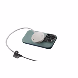 Native Union SNST-QI2-SAN chargeur d'appareils mobiles Smartphone Gris clair USB Recharge sans fil Intérieure