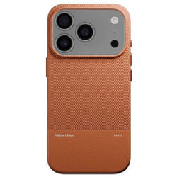 Coque MagSafe - NATIVE UNION - iPhone 17 Pro - Antichocs - Texturée - Marron clair