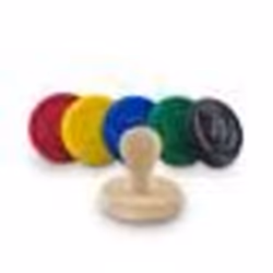 Tampons Silicones - NOBLE COLLECTION - Harry Potter - 4 Maisons + Poudlard - Format Cookie - 5 pièces