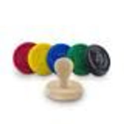 Tampons Silicones - NOBLE COLLECTION - Harry Potter - 4 Maisons + Poudlard - Format Cookie - 5 pièces