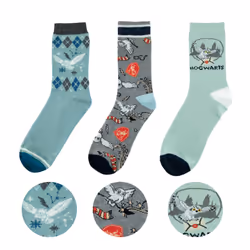 PAN Vision 5202CR1602, Chaussettes Crew, Multicolore, 35-45, 2-10, 4-11, 3 paire(s)