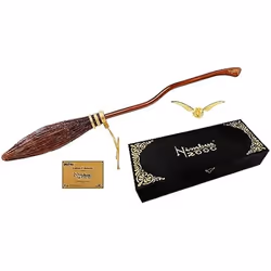 Réplique - CINEREPLICAS - Nimbus 2000 Junior - Échelle 1:2 - Licence Officielle - Inclus Vif dOr