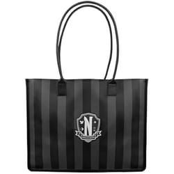 Cabas Académie Nevermore - CINEREPLICAS - Mercredi - 41x34 cm - 100% PVC - Noir