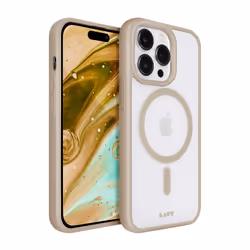 LAUT Huex Protect, Housse, Apple, iPhone 14 Pro, 15,5 cm (6.1"), Sable, Translucide