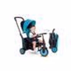 Tricycle évolutif pliant 6 en 1 - NO NAME - STR 3 BLEU - Mixte - 3 roues - Pour enfants de 10 à 36 mois