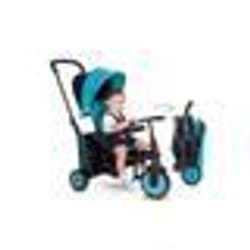 Tricycle évolutif pliant 6 en 1 - NO NAME - STR 3 BLEU - Mixte - 3 roues - Pour enfants de 10 à 36 mois