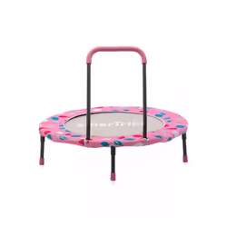 Trampoline 3 en 1 rose
