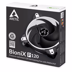 ARCTIC BioniX P120 Boitier PC Ventilateur 12 cm Noir, Blanc - Vue supplémentaire 6