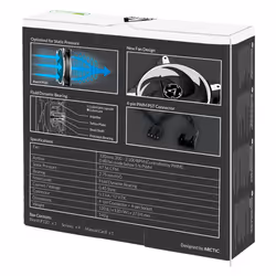 ARCTIC BioniX P120 Boitier PC Ventilateur 12 cm Noir, Blanc - Vue supplémentaire 7