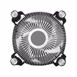 ARCTIC Alpine 12 Processeur Refroidisseur d'air 9,2 cm Noir, Argent