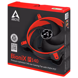 ARCTIC BioniX P140 Boitier PC Ventilateur 14 cm Noir, Rouge - Vue supplémentaire 6