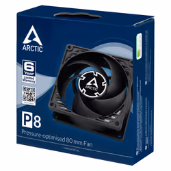 ARCTIC P8 Boitier PC Ventilateur 8 cm Noir - Vue supplémentaire 6