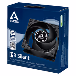 ARCTIC P8 Silent Boitier PC Ventilateur 8 cm Noir - Vue supplémentaire 6