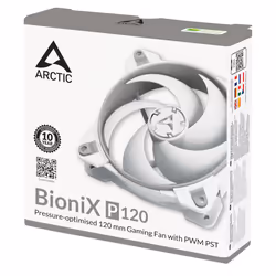 ARCTIC BioniX P120 Boitier PC Ventilateur 12 cm Gris, Blanc - Vue supplémentaire 6