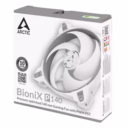 ARCTIC BioniX P140 Boitier PC Ventilateur 14 cm Gris, Blanc - Vue supplémentaire 6