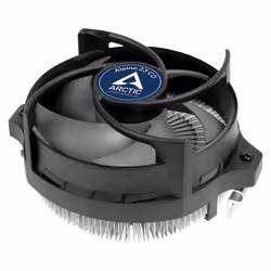 ARCTIC Alpine 23 CO, Refroidisseur d'air, 9 cm, 200 tr/min, 2700 tr/min, 0,3 sone, Aluminium, Noir